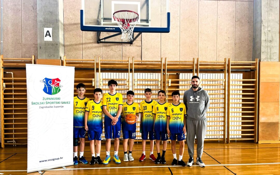 ŽUPANIJSKO NATJECANJE U KOŠARCI (5. i 6. razred): Srebro za naše košarkaške nade!