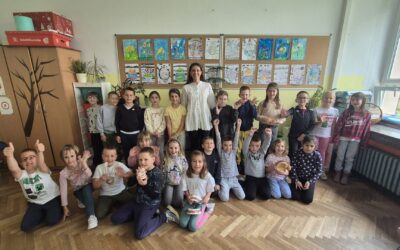 BRIGA O ZUBIMA: Zanimljivo predavanje stomatologinje Rije Budimir u 1. e razredu