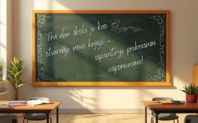 OBAVIJEST O ORGANIZACIJI NASTAVE NA POČETKU ŠKOLSKE GODINE