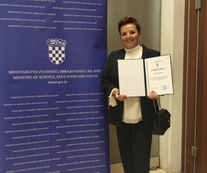 NAGRADA ZA NAJUČITELJICU: Učiteljica Marina Perković među najboljima u Hrvatskoj!