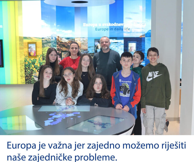POSJET CENTRU „DOŽIVI EUROPU“: Europa je važna jer zajedno rješavamo probleme