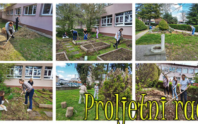ZAJEDNO ZA LJEPŠI ŠKOLSKI OKOLIŠ: Proljetna akcija uređenja vrta