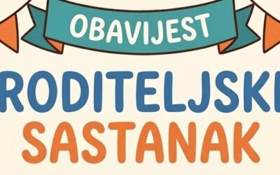 Zajednički roditeljski sastanak sedmih razreda