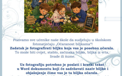 NAJAVA PROJEKTA: Očaranost biljkama u našoj školi