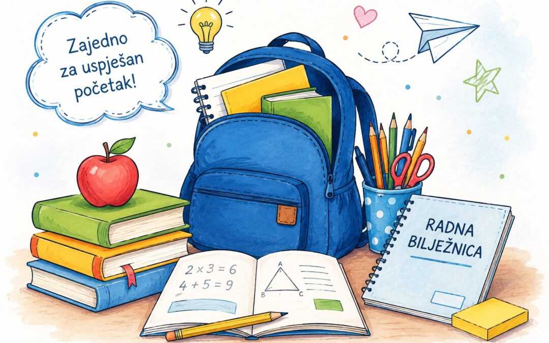 OBAVIJEST RODITELJIMA: Nabava radnih bilježnica i drugih obrazovnih materijala za školsku godinu 2026./2027.